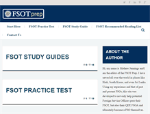 Tablet Screenshot of fsotprep.com